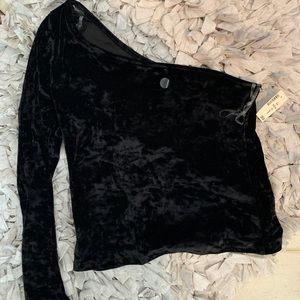 Suede black shirt